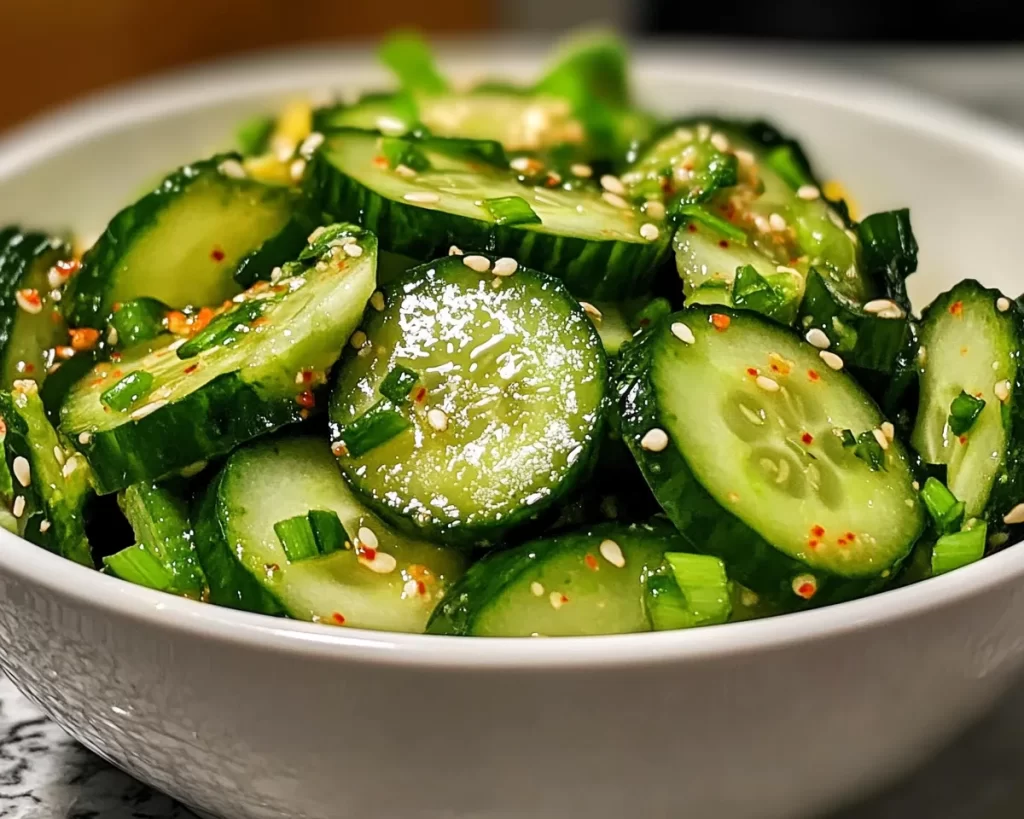 Cucumber Salad: Korean Sesame Gochugaru Cucumber Salad in 10 Minutes