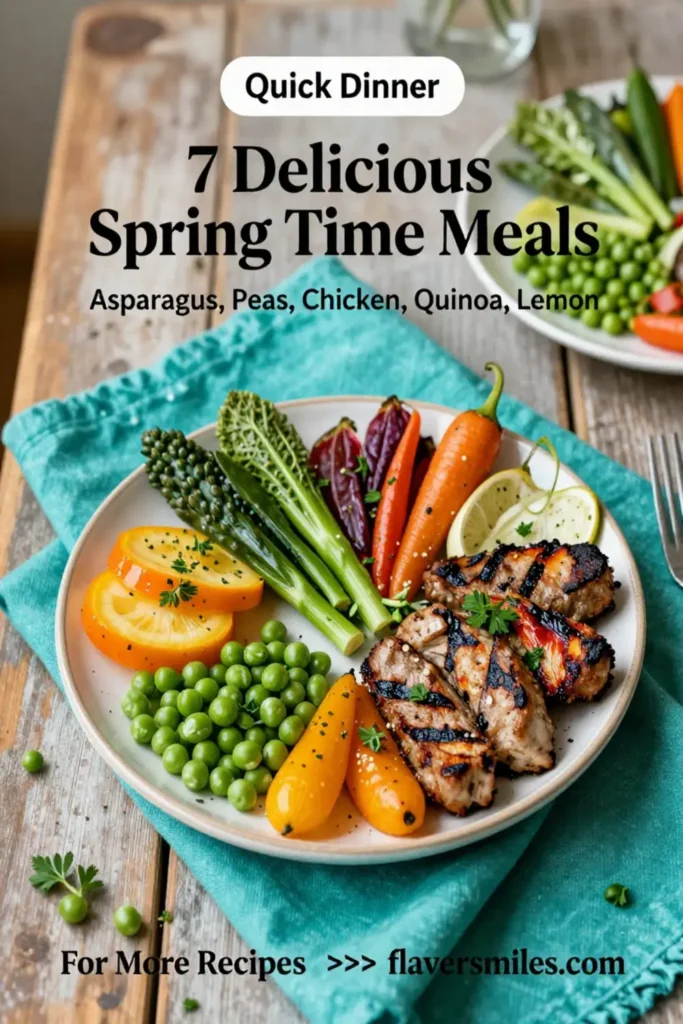 7 Delicious Spring Time Meals Dinners to Savor