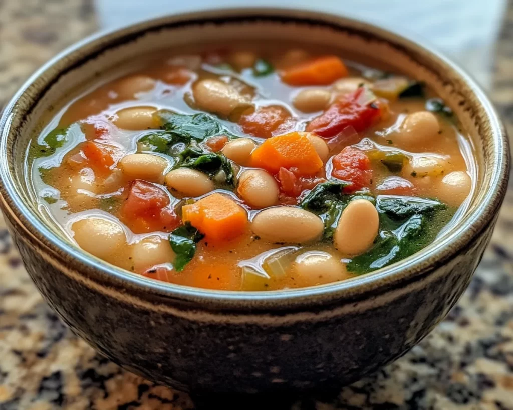 Easy Recipes: Creamy Tuscan White Bean and Spinach Soup in 20 Minutes