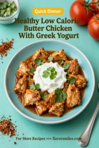 Healthy Low Calorie Butter Chicken With Greek Yogurt