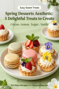 Spring Desserts Aesthetic: 5 Delightful Treats to Create