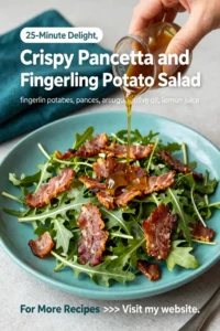 Potato Salad: Crispy Pancetta and Arugula Fingerling Potato Salad in 25 Minutes