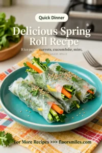 Delicious Spring Roll Recipe Sauce: 5 Flavors That Wow Your Taste Buds