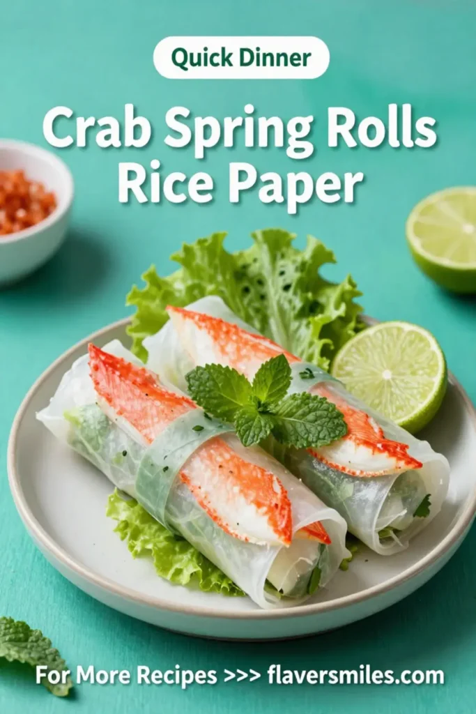Crab Spring Rolls Rice Paper: 7 Steps to Blissful Crunch
