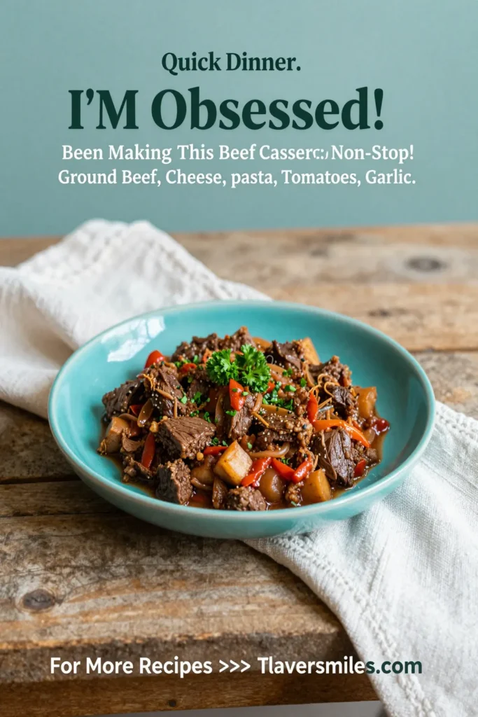 I'M Obsessed! Been Making This Beef Casserole Non-Stop!