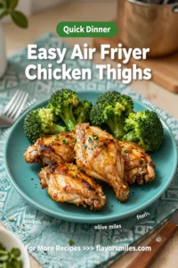 Easy Air Fryer Chicken Thighs With Broccoli