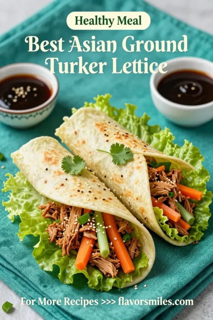 Best Asian Ground Turkey Lettuce Wraps