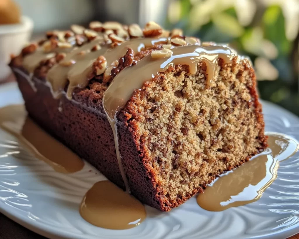 Banana Bread Recipe: Espresso Walnut Banana Bread With Maple Glaze in 35 Minutes