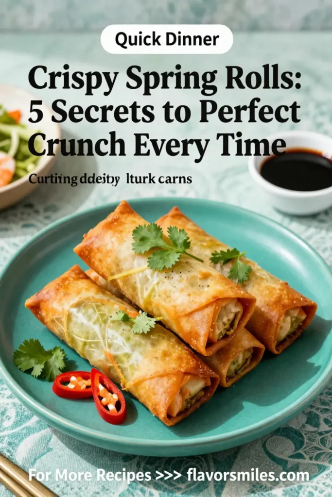 Crispy Spring Rolls: 5 Secrets to Perfect Crunch Every Time