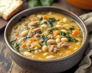 Recipes: Creamy White Bean and Sausage Tuscan Soup in 25 Minutes