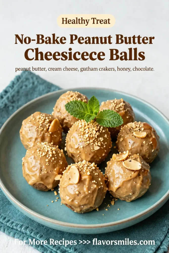 No-Bake Peanut Butter Cheesecake Balls Recipe