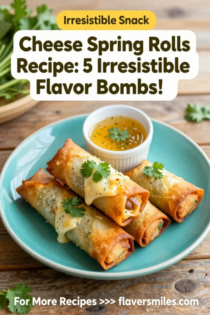 Cheese Spring Rolls Recipe: 5 Irresistible Flavor Bombs