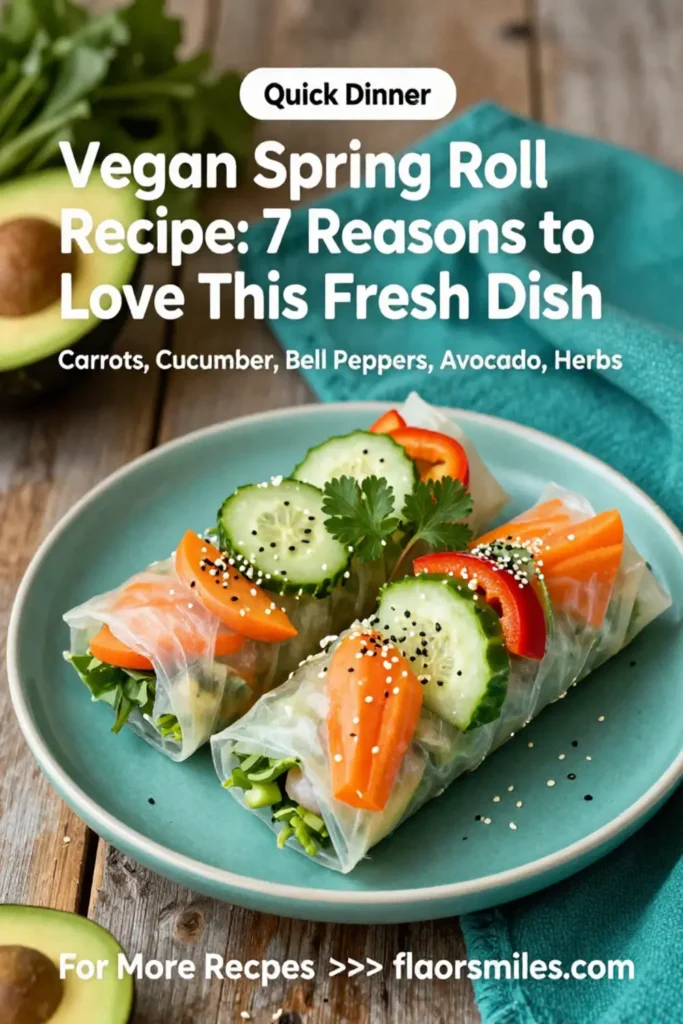 Vegan Spring Roll Recipe: 7 Reasons to Love This Fresh Dish