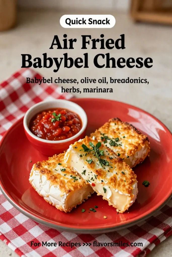 Air Fried Babybel Cheese
