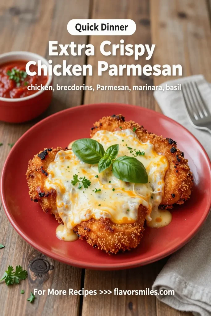 Extra Crispy Chicken Parmesan Recipe