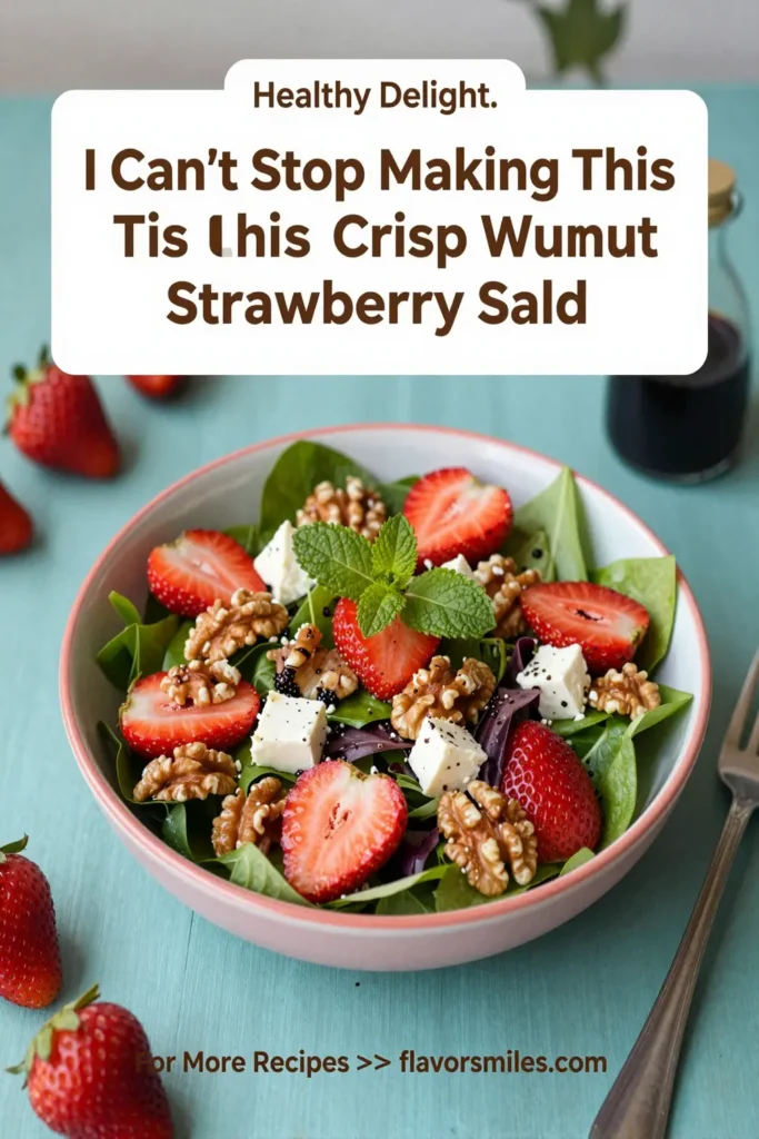 I Can'T Stop Making This Crisp Walnut Strawberry Salad