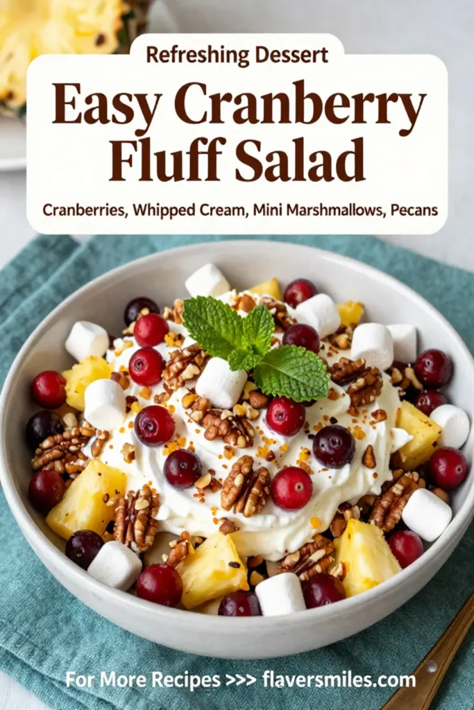 Easy Cranberry Fluff Salad