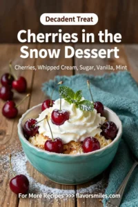 Cherries in the Snow Dessert