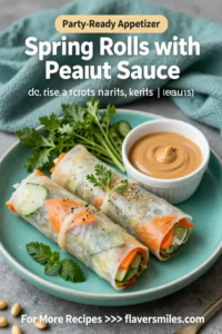 Spring Rolls with Peanut Sauce Recipe to Wow Your Guests!