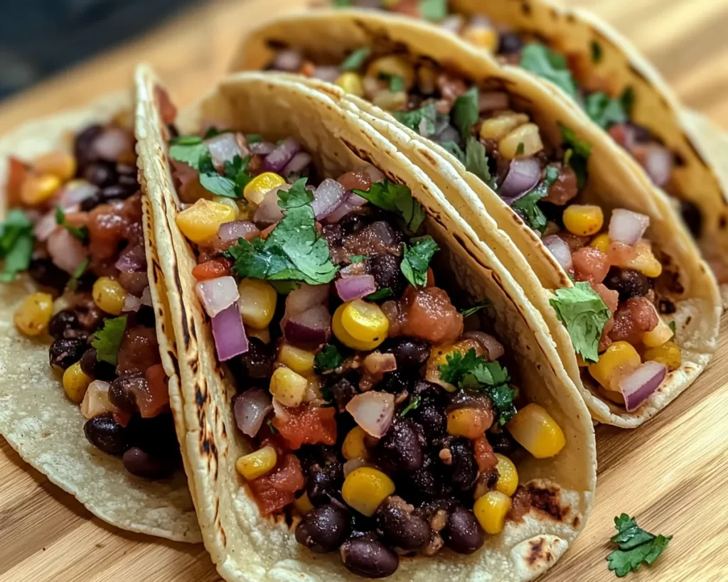 Cinco de Mayo: Black Bean and Corn Street Tacos for Cinco de Mayo in 20 Minutes