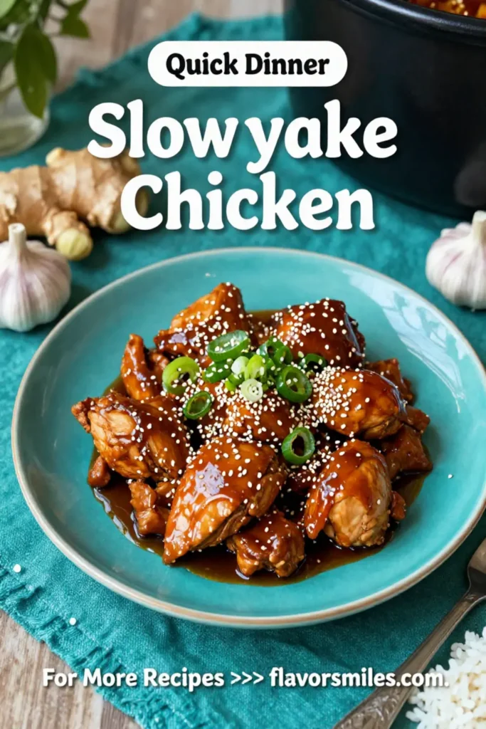 Slow Cooker Teriyaki Chicken