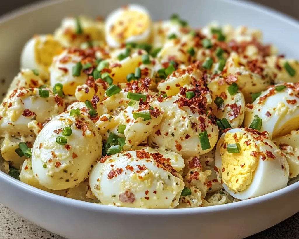 Easter Side Dishes: Deviled Egg Potato Salad for Easter Brunch in 25 Minutes