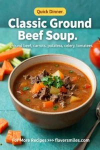 Classic Ground Beef Soup