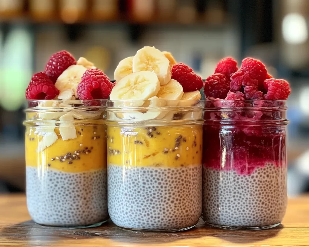 Breakfast Ideas: Overnight Chia Pudding Breakfast Jars in 5 Minutes