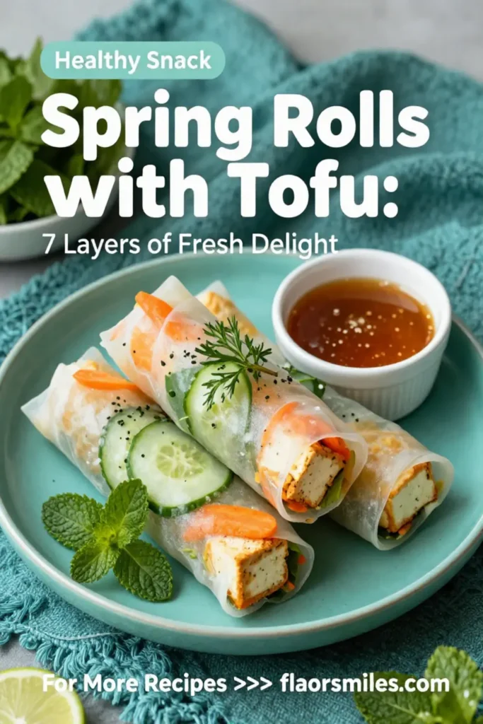 Spring Rolls with Tofu: 7 Layers of Fresh Delight