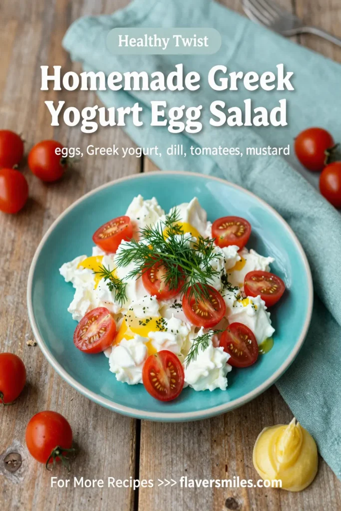 Homemade Greek Yogurt Egg Salad