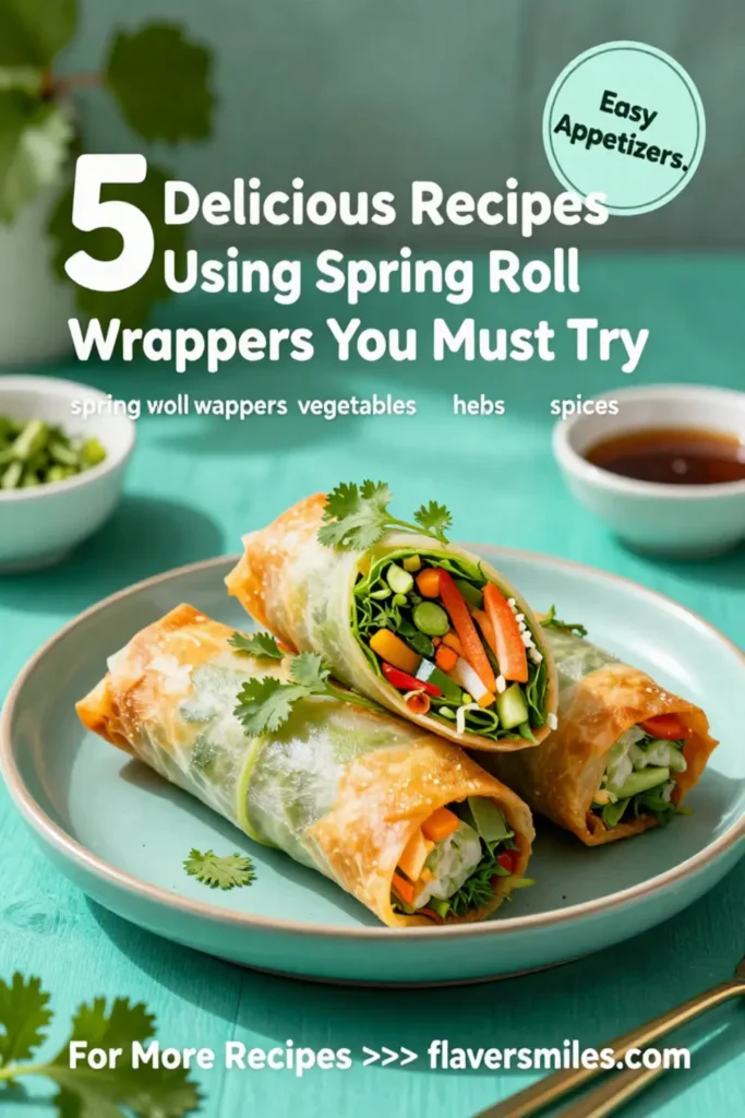 5 Delicious Recipes Using Spring Roll Wrappers You Must Try