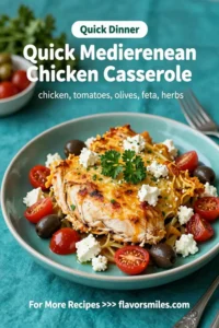 Quick Mediterranean Chicken Casserole