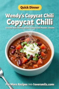 Wendy's Copycat Chili