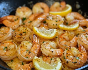 Shrimp Recipes: Lemon Garlic Butter Shrimp Skillet in 15 Minutes