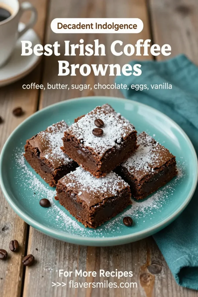 Best Irish Coffee Brownies