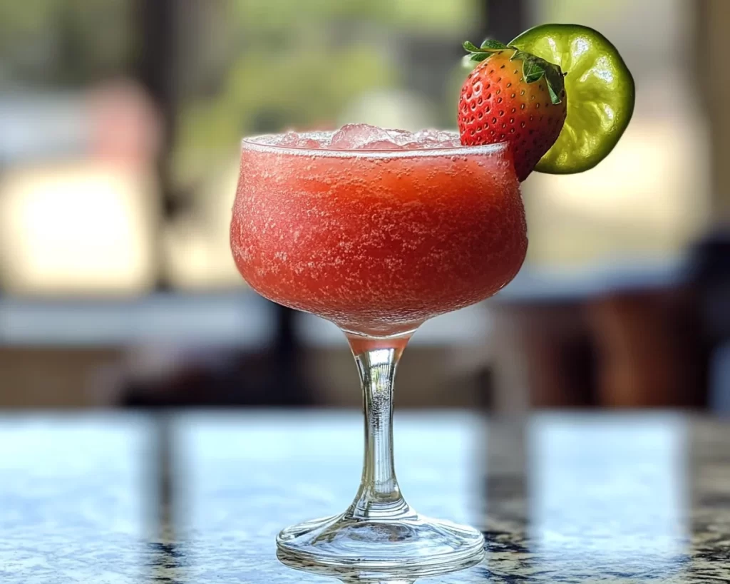 Cinco de Mayo: Frozen Strawberry Jalapeño Margarita for Cinco de Mayo in 10 Minutes