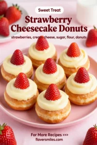 Strawberry Cheesecake Donuts
