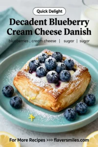 Decadent Blueberry Cream Cheese Danish