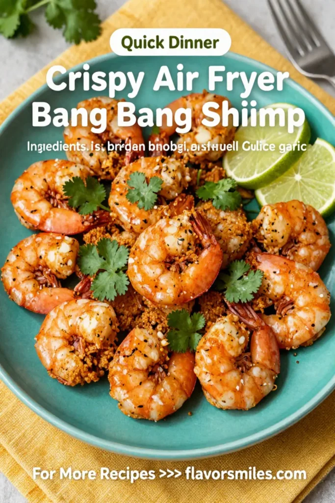 Crispy Air Fryer Bang Bang Shrimp
