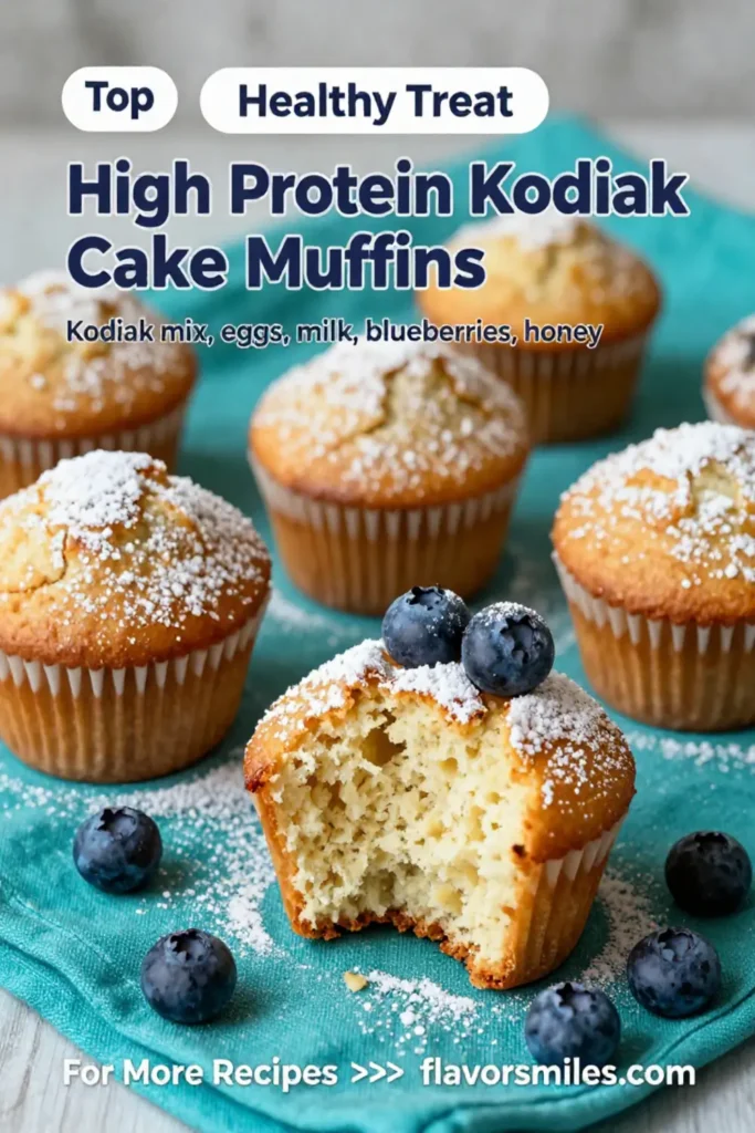 High Protein Kodiak Cake Muffins