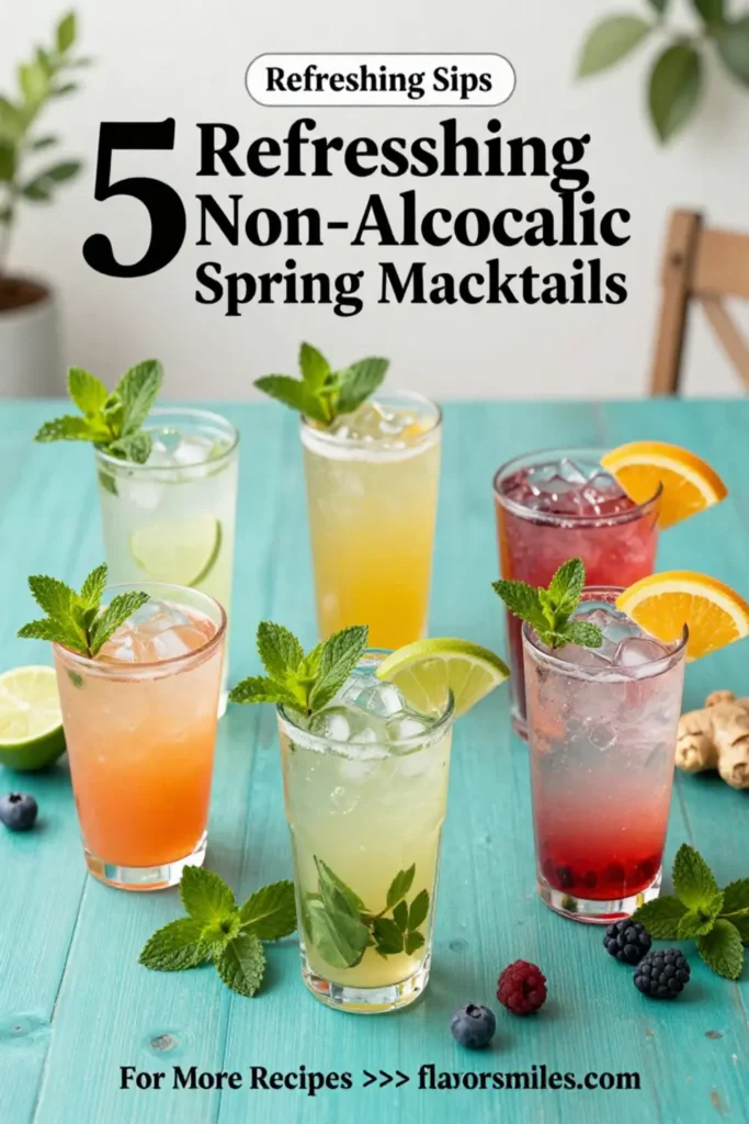 5 Refreshing Non-Alcoholic Spring Mocktails to Try Now!