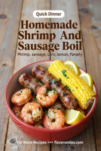 Homemade Shrimp And Sausage Boil