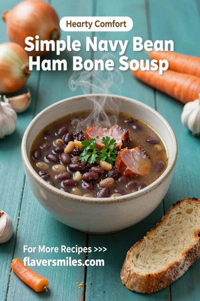 Simple Navy Bean Ham Bone Soup