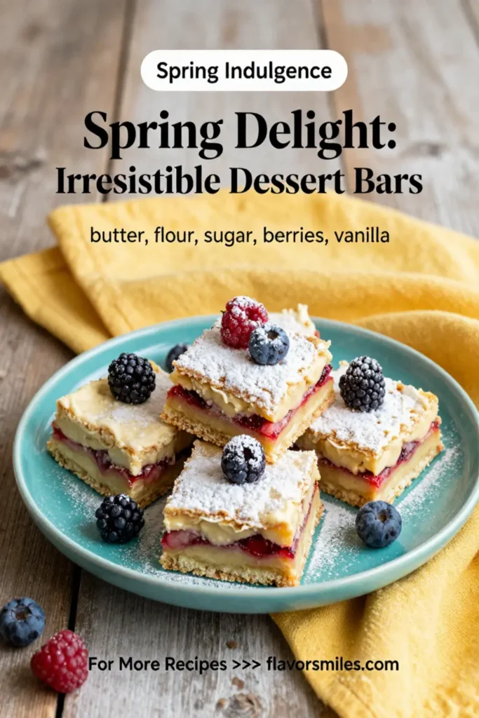 Spring Delight: Irresistible Dessert Bars to Celebrate the Season
