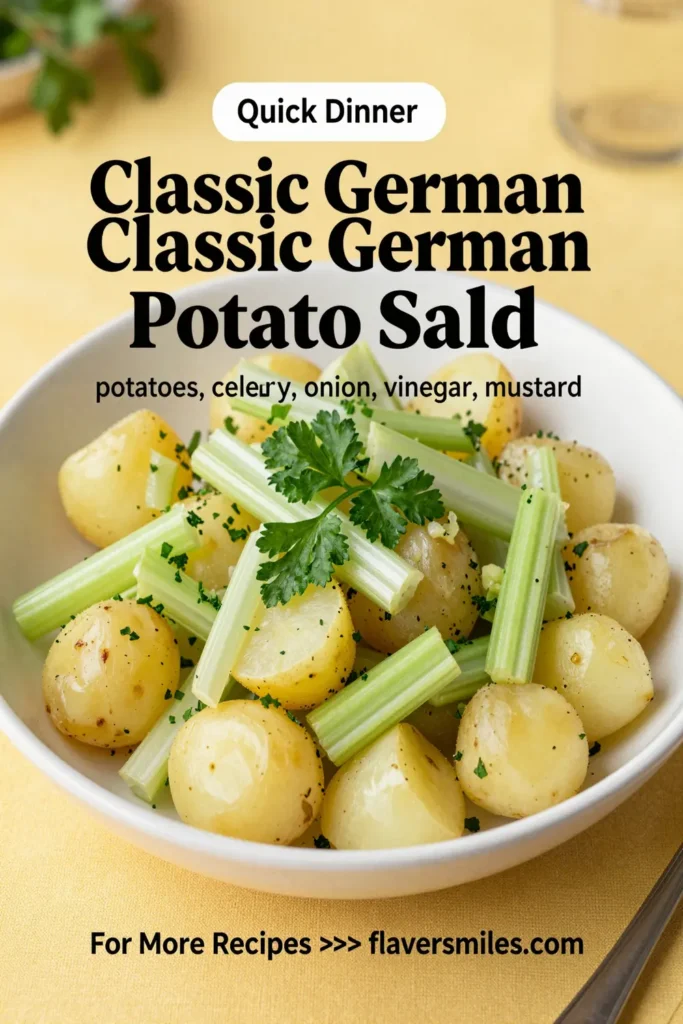 Classic German Potato Salad With Celery