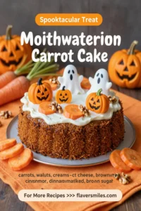 Mouthwatering Halloween Carrot Cake