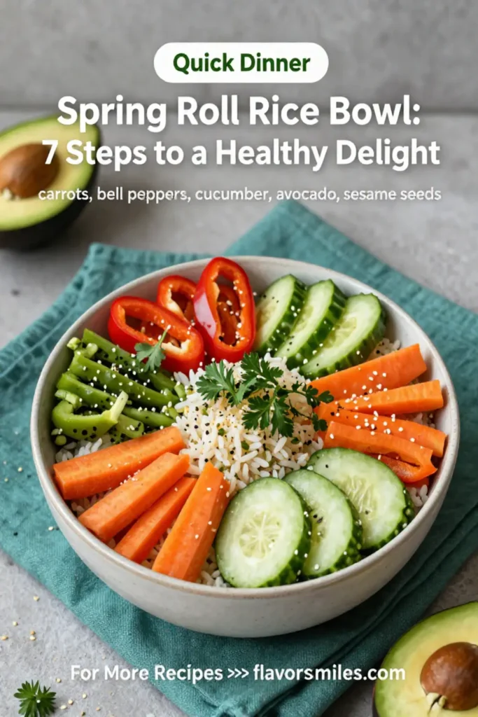 Spring Roll Rice Bowl: 7 Steps to a Healthy Delight