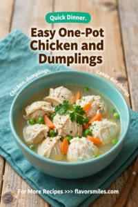 Easy One-Pot Chicken and Dumplings Recipe