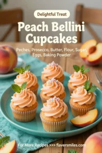 Peach Bellini Cupcakes