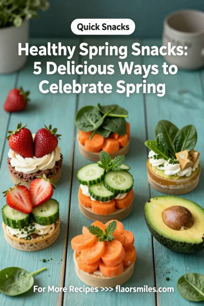 Healthy Spring Snacks: 5 Delicious Ways to Celebrate Spring